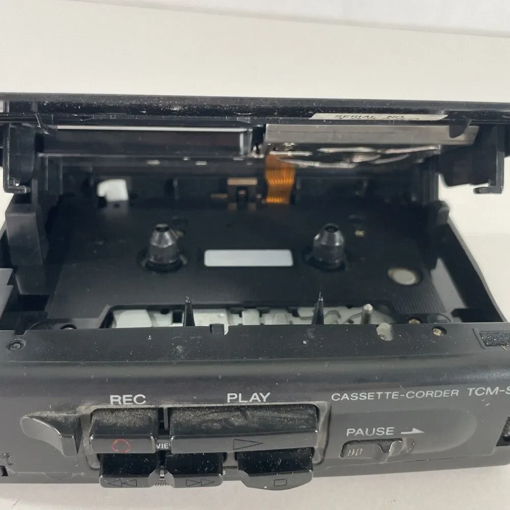 Sony TCM-S67V Cassette-Corder Handheld Voice Recorder VOR Feature – FOR PARTS